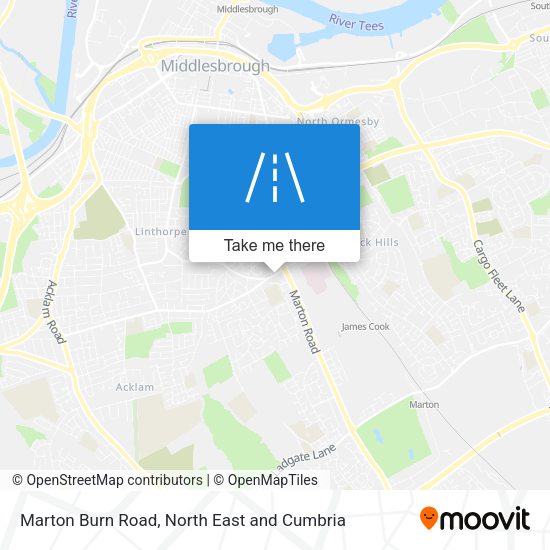 Marton Burn Road map