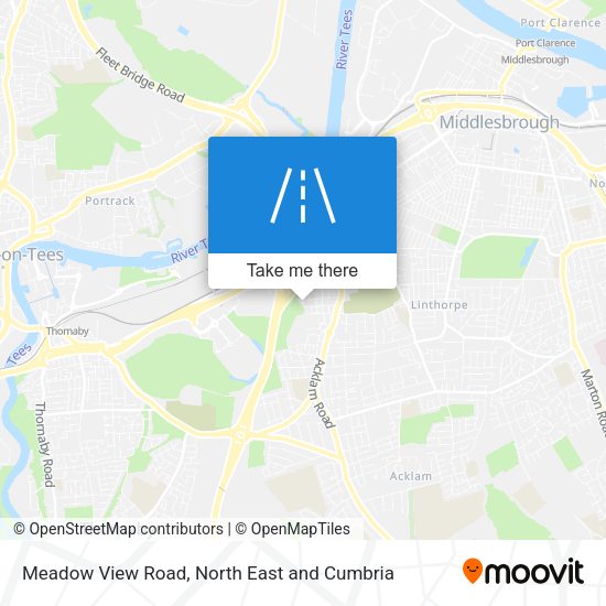 Meadow View Road map
