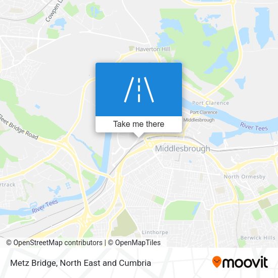Metz Bridge map