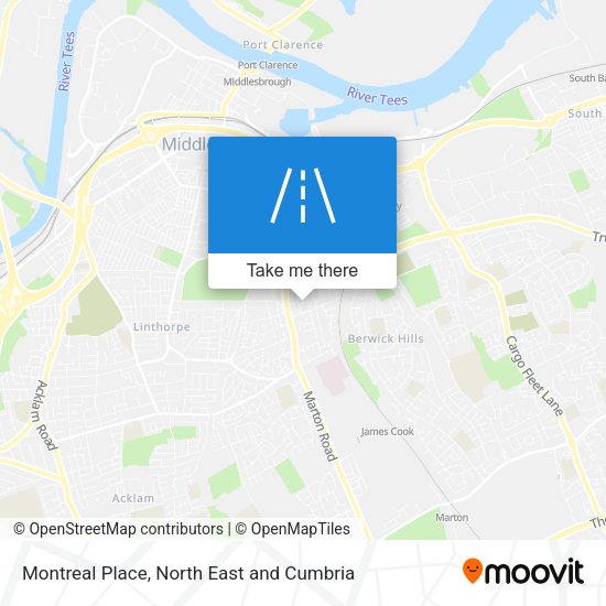 Montreal Place map