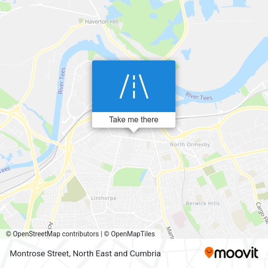 Montrose Street map