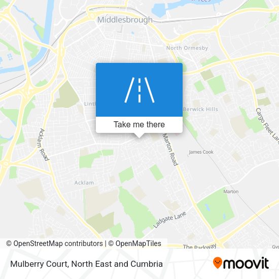 Mulberry Court map