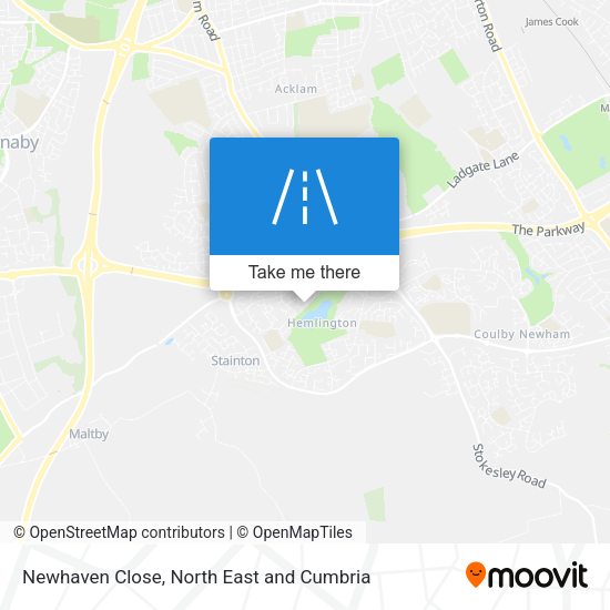 Newhaven Close map