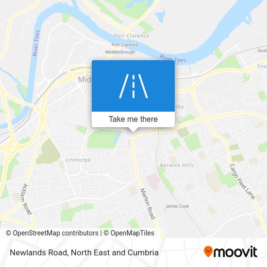 Newlands Road map