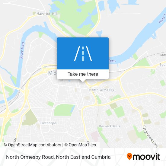 North Ormesby Road map