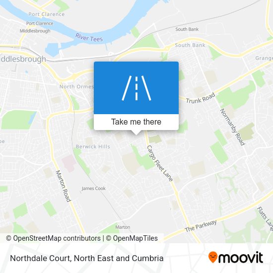 Northdale Court map