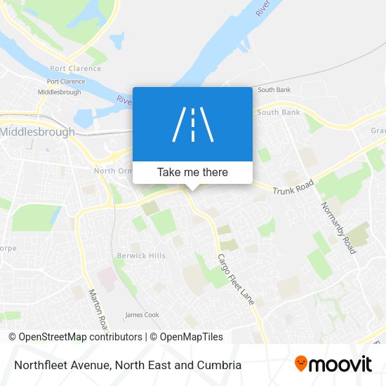 Northfleet Avenue map