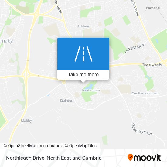 Northleach Drive map