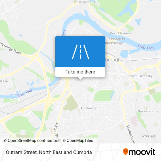 Outram Street map