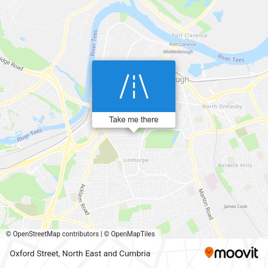 Oxford Street map