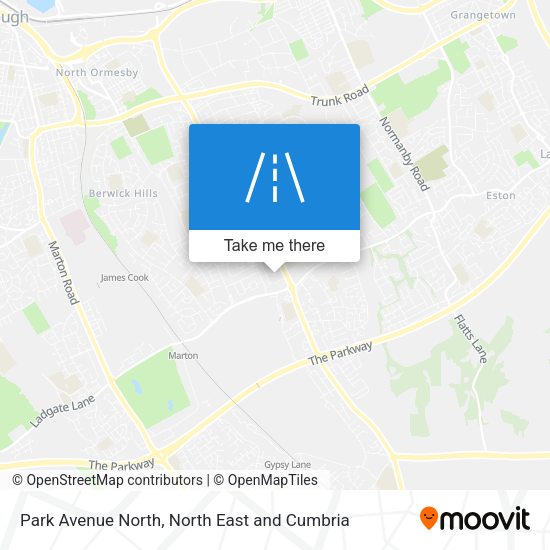 Park Avenue North map