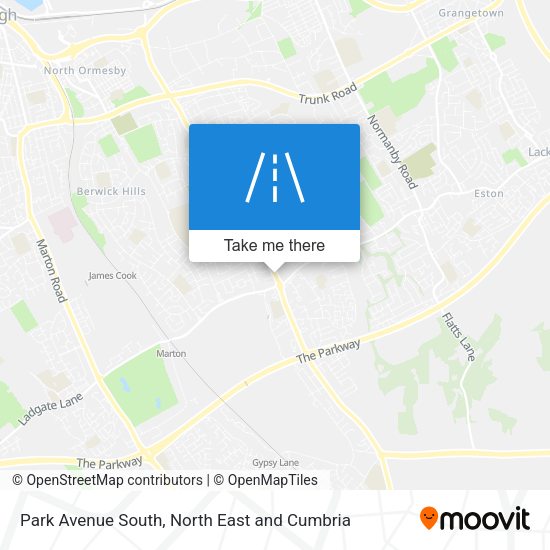 Park Avenue South map