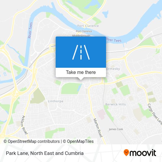 Park Lane map