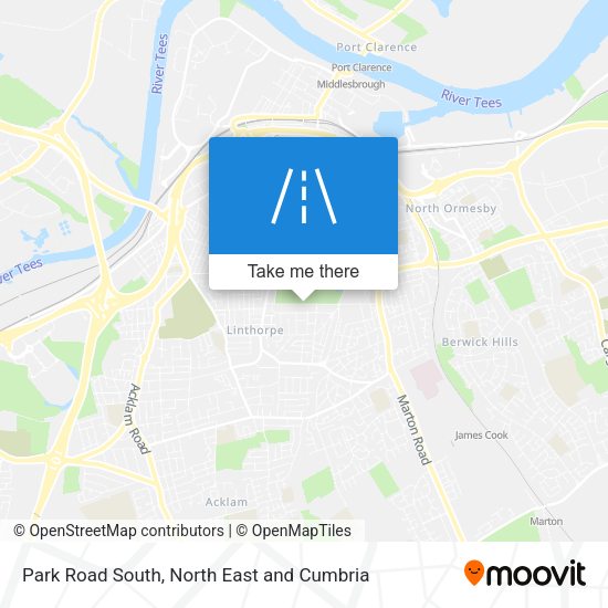 Park Road South map