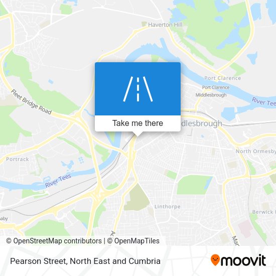 Pearson Street map
