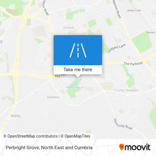 Perbright Grove map