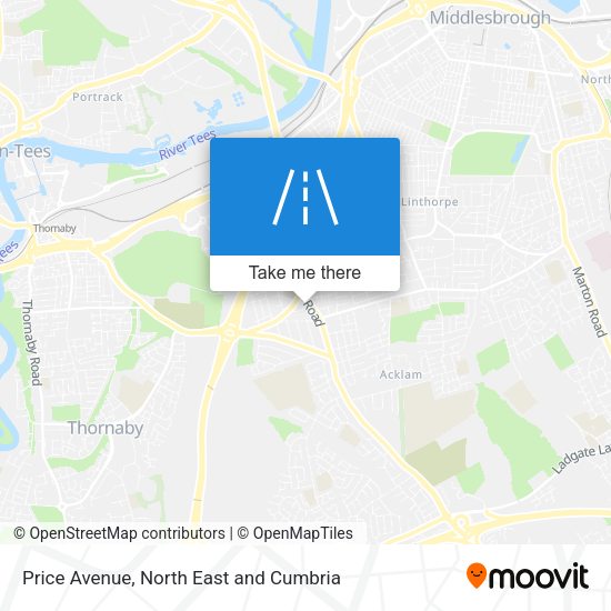Price Avenue map