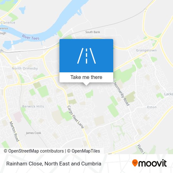 Rainham Close map