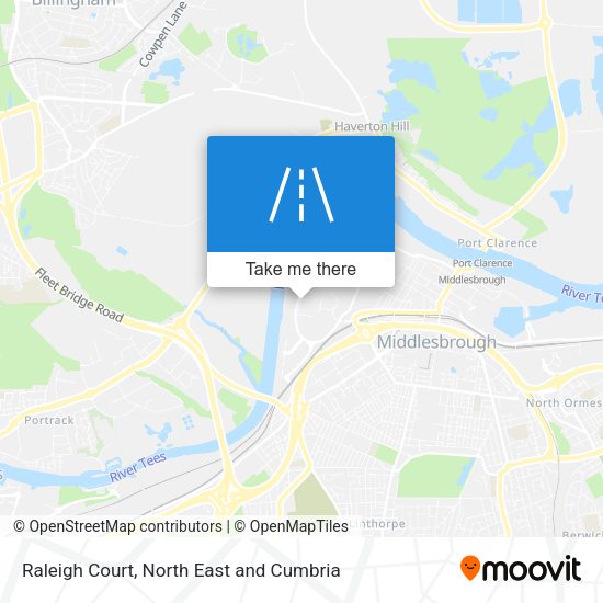 Raleigh Court map
