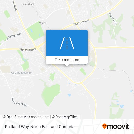 Ralfland Way map