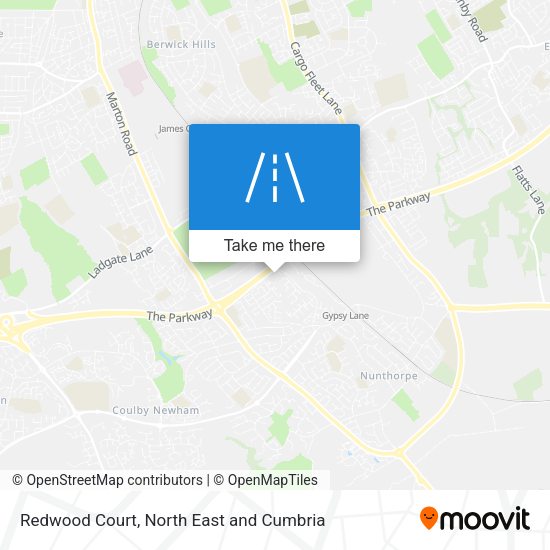 Redwood Court map