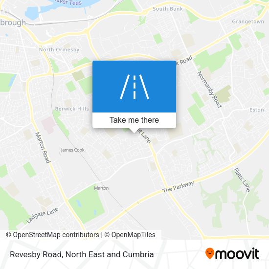 Revesby Road map