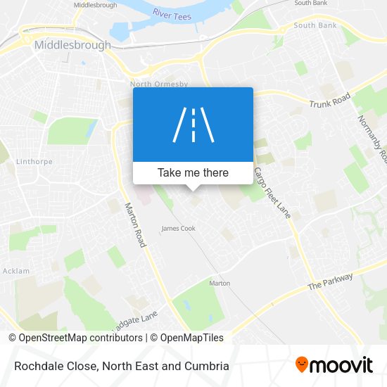 Rochdale Close map
