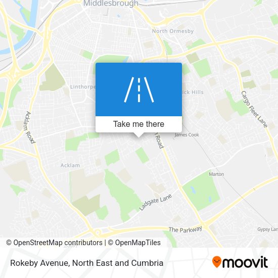 Rokeby Avenue map