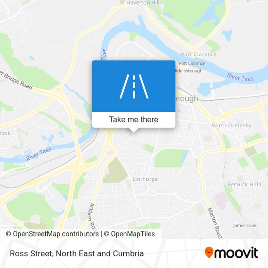 Ross Street map