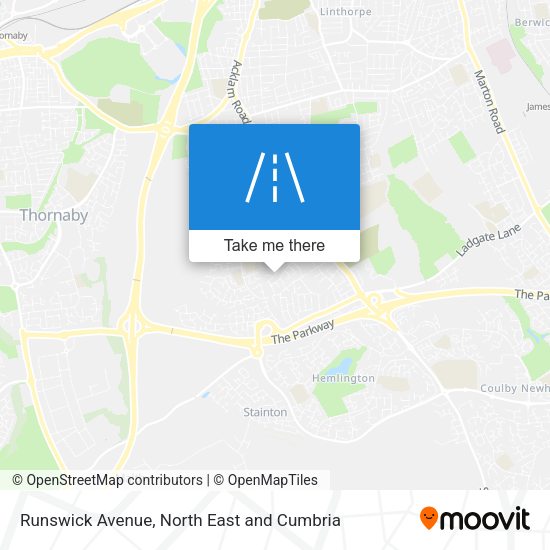 Runswick Avenue map