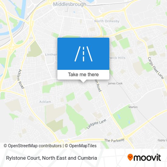 Rylstone Court map