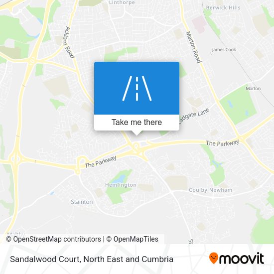 Sandalwood Court map