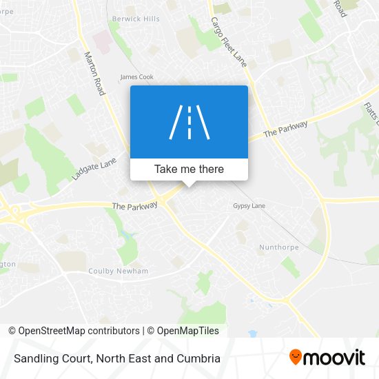 Sandling Court map