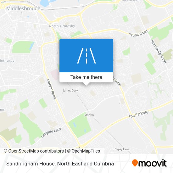 Sandringham House map