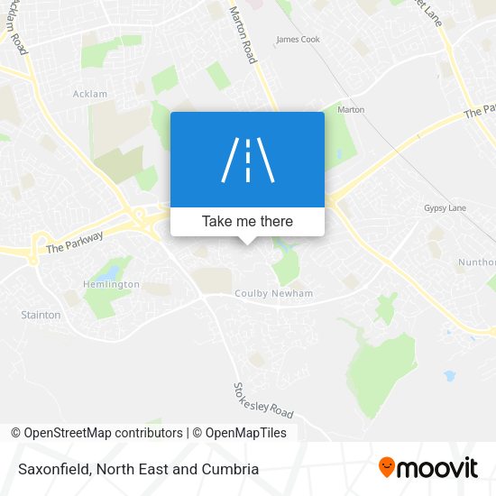 Saxonfield map