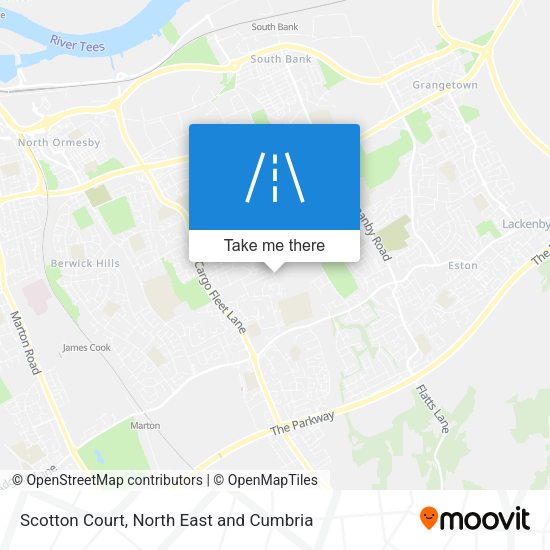 Scotton Court map