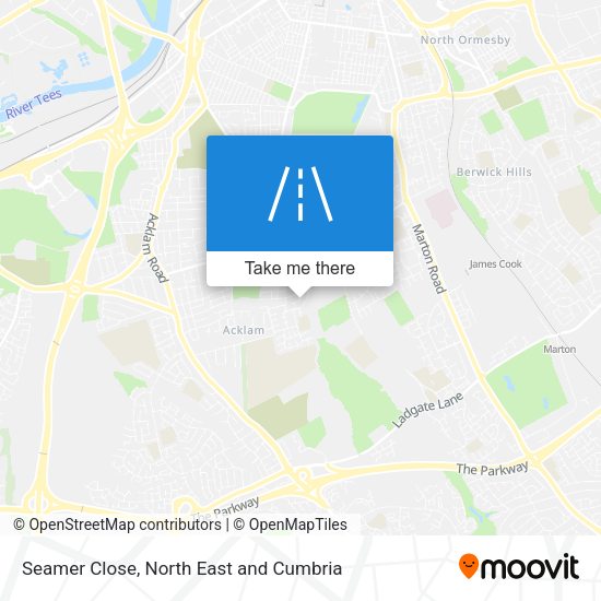 Seamer Close map