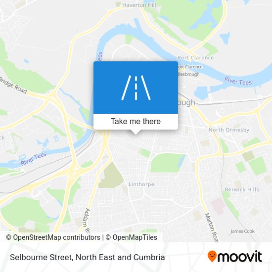 Selbourne Street map