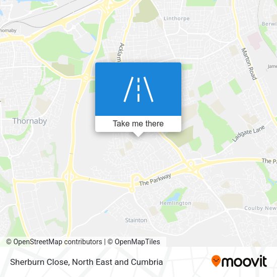 Sherburn Close map