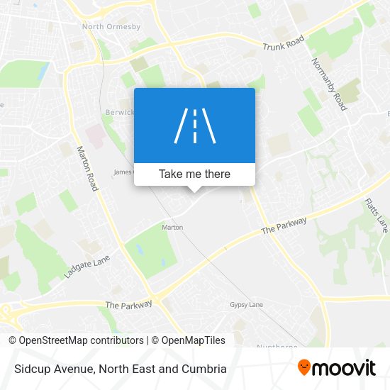 Sidcup Avenue map
