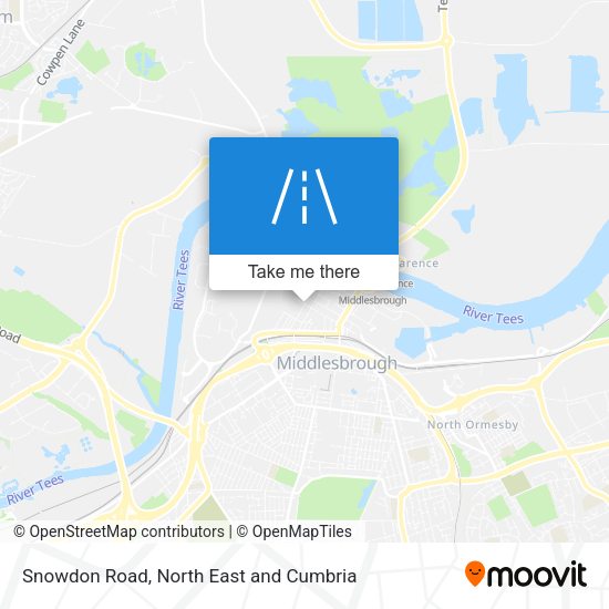 Snowdon Road map