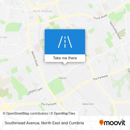 Southmead Avenue map