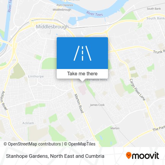 Stanhope Gardens map