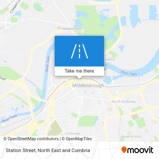 Station Street map