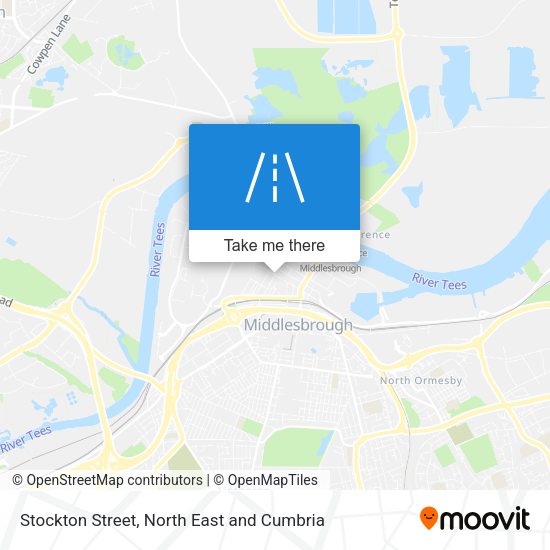 Stockton Street map