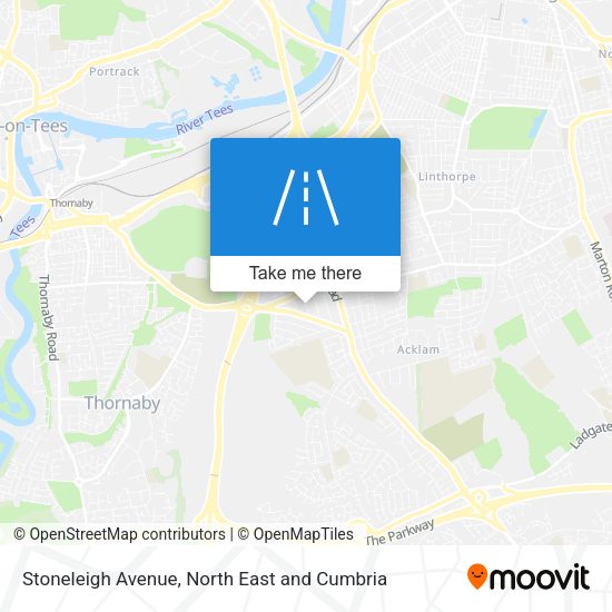 Stoneleigh Avenue map