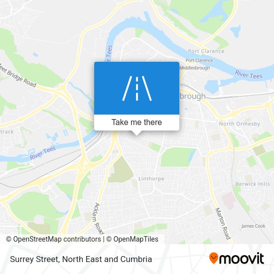 Surrey Street map