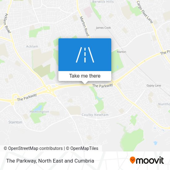 The Parkway map