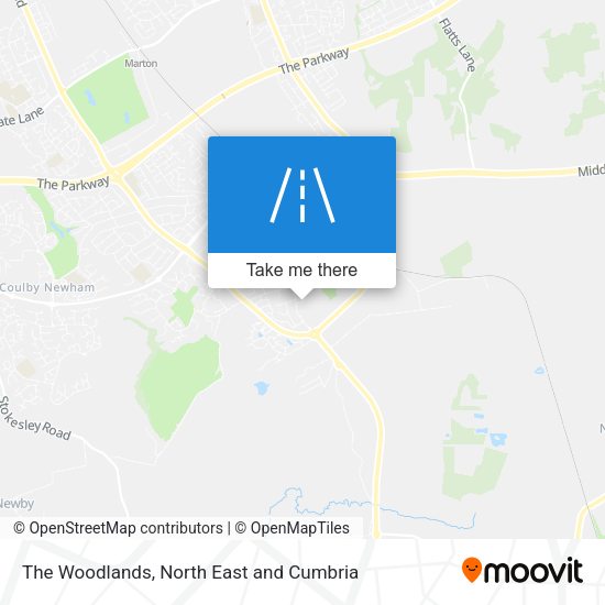 The Woodlands map
