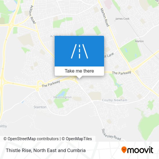 Thistle Rise map